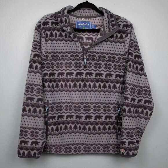 Chubbies Bear Hug fleece pullover-S - Picture 1 of 6
